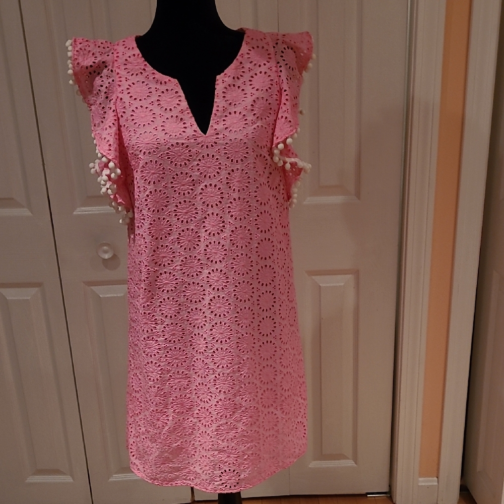 Lilly Pulitzer Pink Fabric Label
